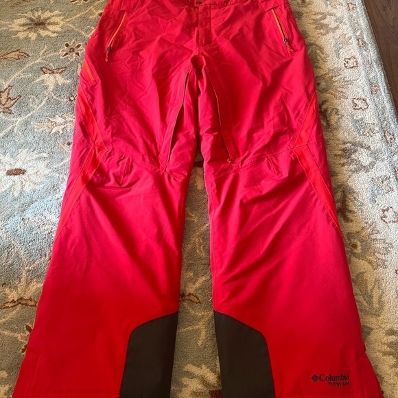 NWOT Columbia Titanium Omni Tech Omni Heat Ski/Snow Boarding Pants Size XL Ted - Picture 2 of 15
